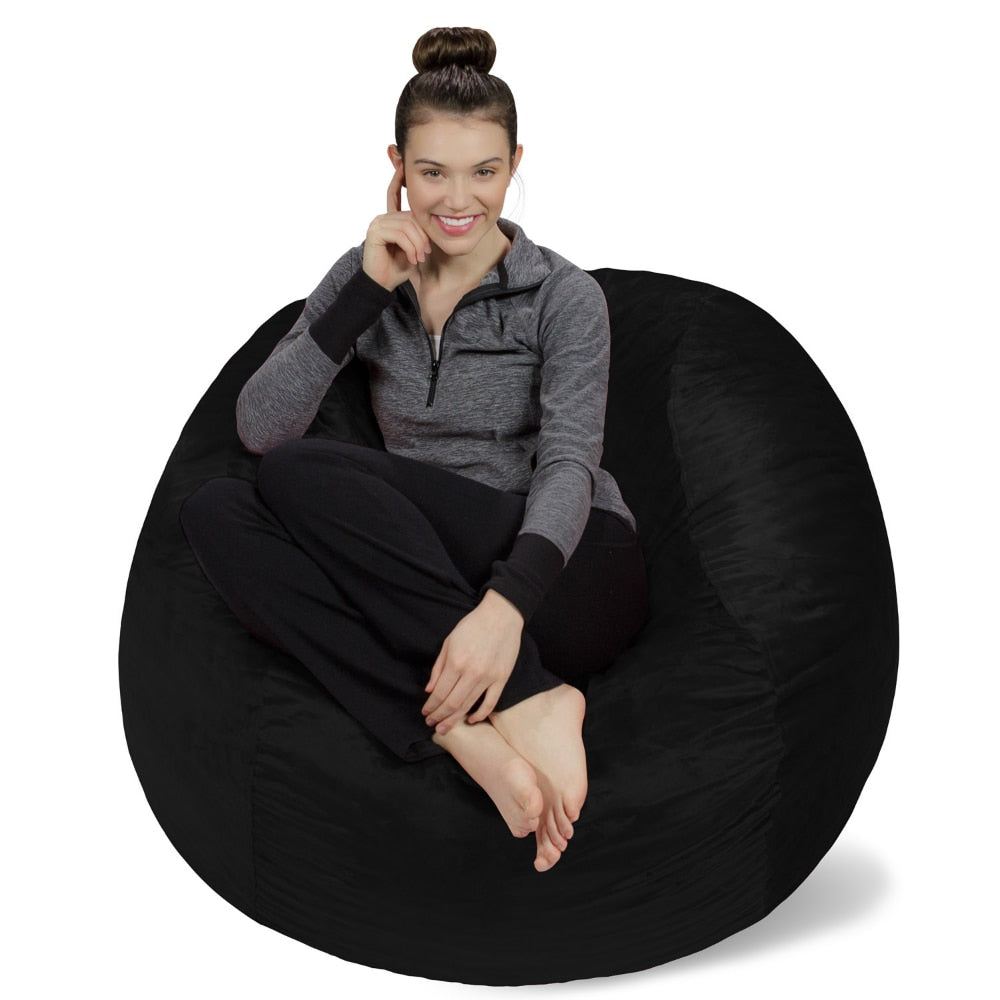 Sofa Sack Bean Bag Chair Memory Foam Lounger w/ Micro suede