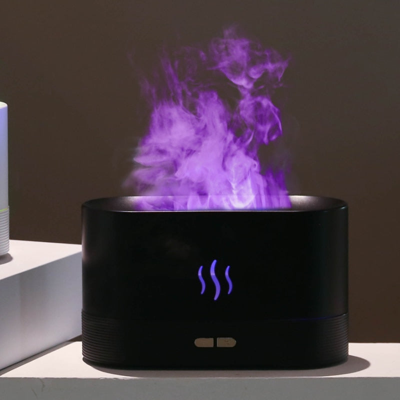 180ML USB Essential Oil Diffuser Simulation Flame