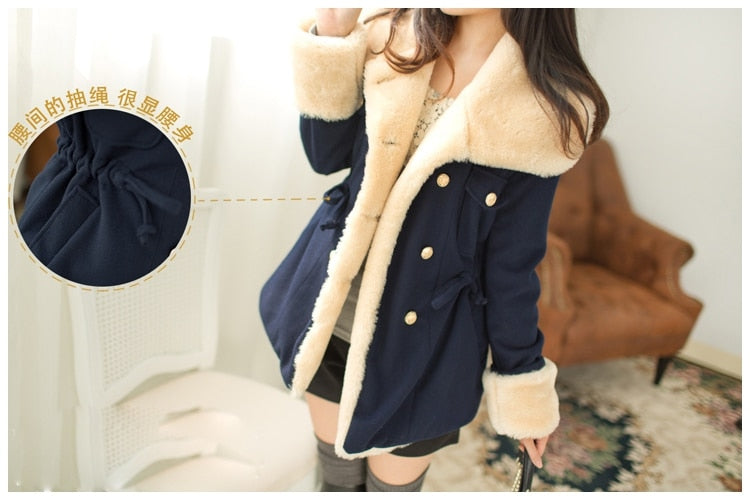 Thick Double Breasted Winter Jacket