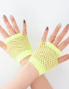 Fishnet Fingerless Long Gloves