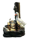 Duck/Squirrel Solar Power Resin Patio With Led Light
