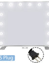 LED Large Makeup Mirror with 14 Dimmable Bulbs Hollywood Lighting and Charging Ports