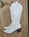 Embroidered Metallic Western Women's Cowboy boots