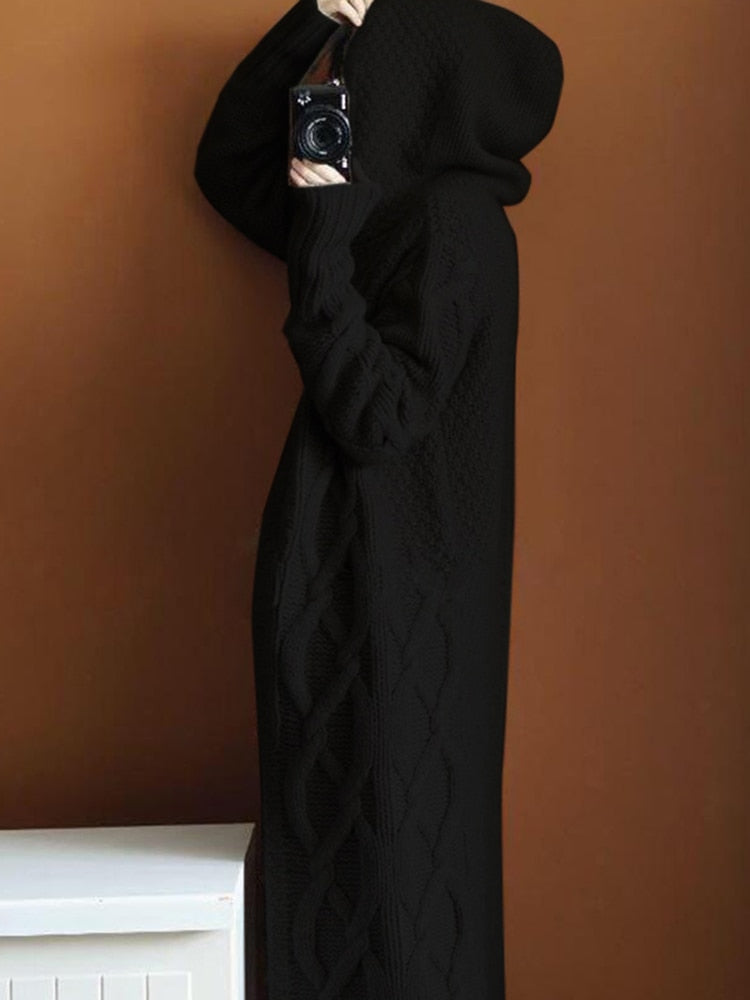 Cardigan Casual hooded coat sweater