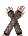 Fishnet Fingerless Long Gloves