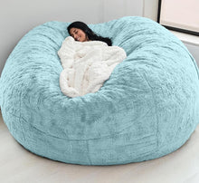 Load image into Gallery viewer, Giant Fur Bean Bag Lazy Sofa Bed
