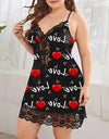 Satin Plus Size Sling Nightdress