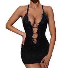 სურათის ჩატვირთვა გალერეის მნახველში, 1PC Women Lace Night Dress Lingerie
