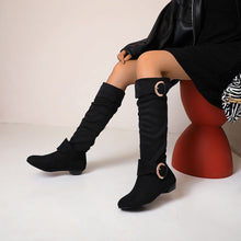 Load image into Gallery viewer, Pleated Knee High Boots
