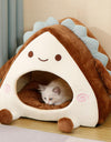 Soft Elastic Semi-enclosed Detachable Dog/Cat Bed