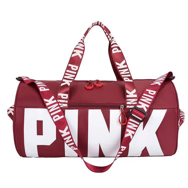 Pink Cross body Travel Bag