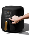 Beautiful 6 Quart Touchscreen Air Fryer, Black Sesame by Drew Barrymore