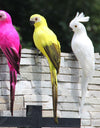 25cm Handmade Simulation Parrot Lawn Figurine