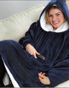 Wearable Warm TV Blanket with Sleeves