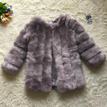 Load image into Gallery viewer, Faux Fur Winter  Elegant Thick Overcoat
