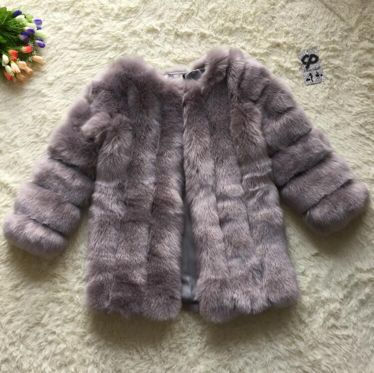 Faux Fur Winter  Elegant Thick Overcoat