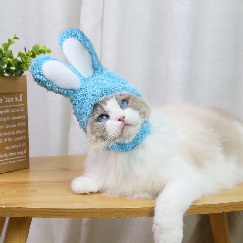 Warm Plush Funny Cat Headgear