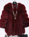 Faux Fur Winter  Elegant Thick Overcoat