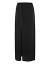 Open Side Split High Waist Maxi Skirt