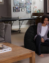 Sofa Sack Bean Bag Chair Memory Foam Lounger w/ Micro suede
