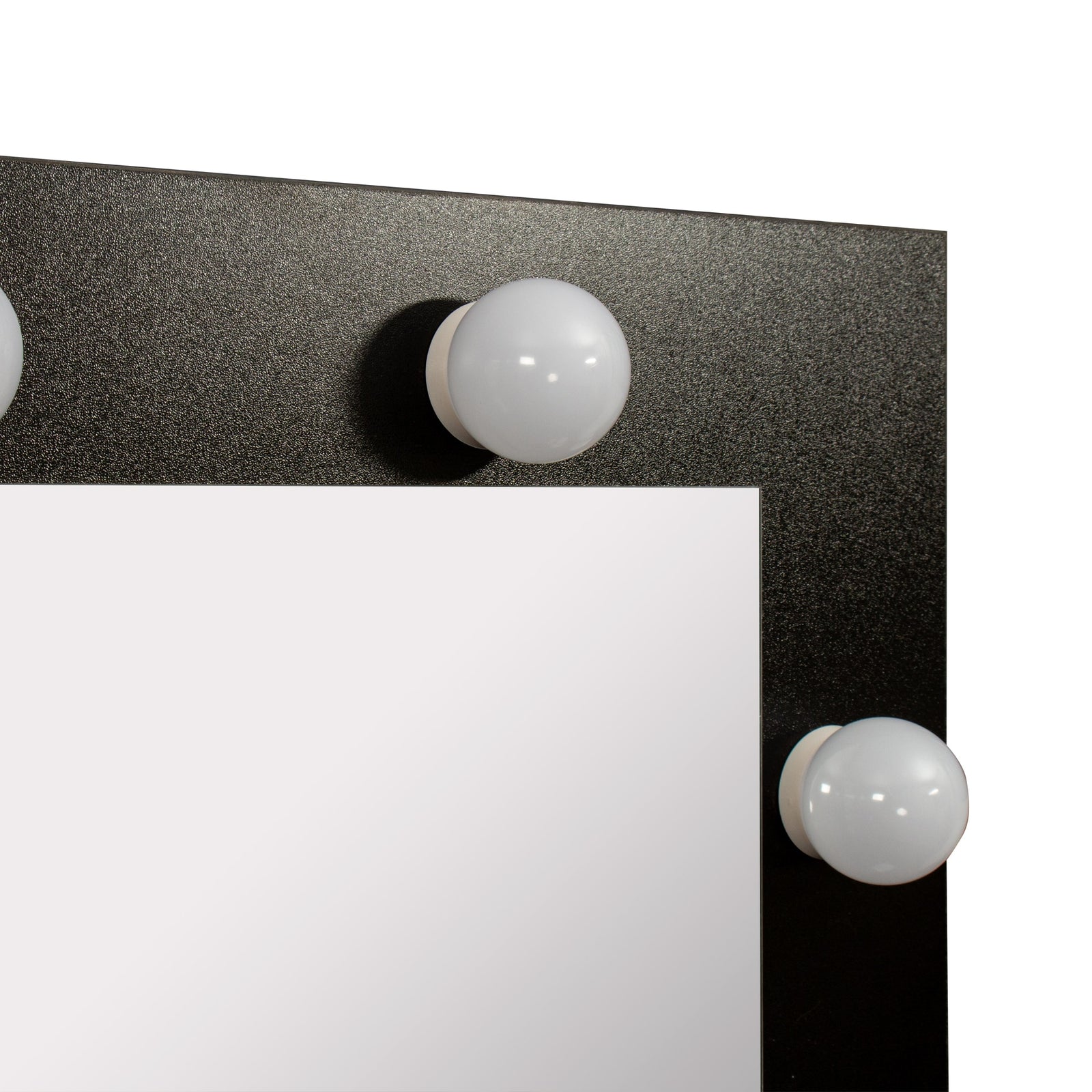 LED 1PC Dressing Table With Mirror Open Storage/Make Up Mirror Light Bulbs