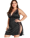 High Quality V-Neck Plus Size Sexy Lingerie Nightwear L-8XL