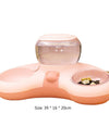 Automatic Dog/Cat Food Bowl Feeder With Water Fountain