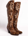 Chunky High Heel Cowgirl Boots