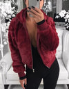 New Faux Fur Coat With Hood