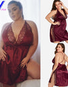 High Quality V-Neck Plus Size Sexy Lingerie Nightwear L-8XL
