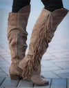 Knee High Boots Western Cowboy Boots