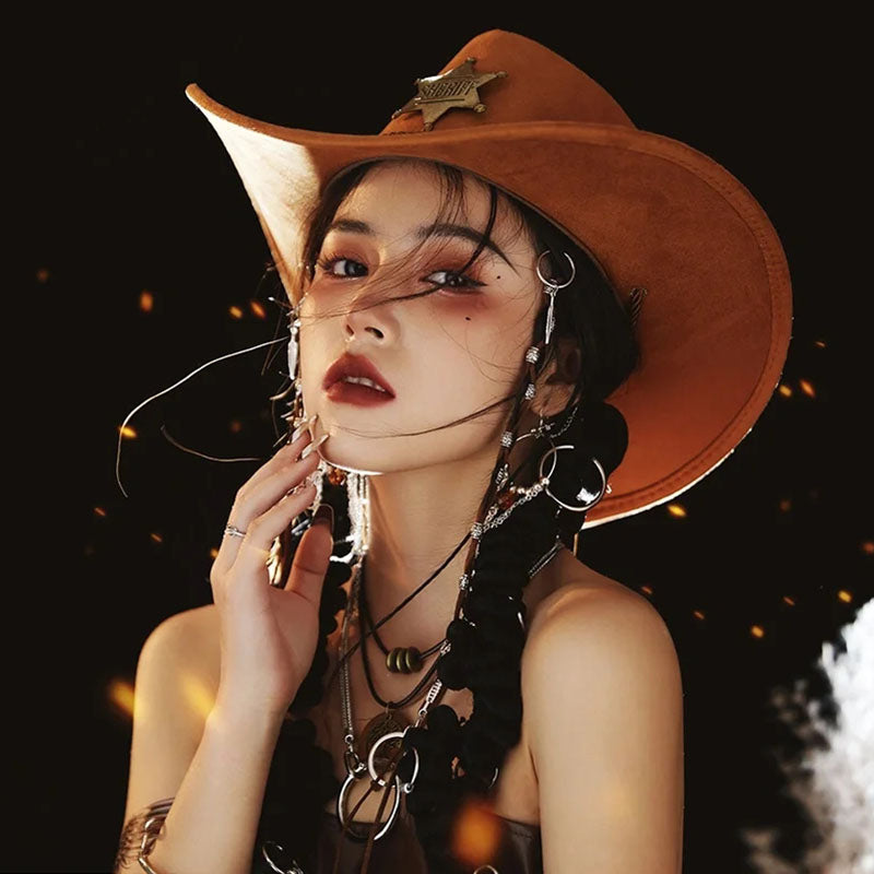 Western cowboy Sheriff hat
