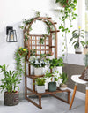 Indoor/Outdoor 3 Tier Wood Plant Stand
