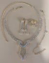 Silver Color Rhinestone Crystal Bridal Jewelry Sets