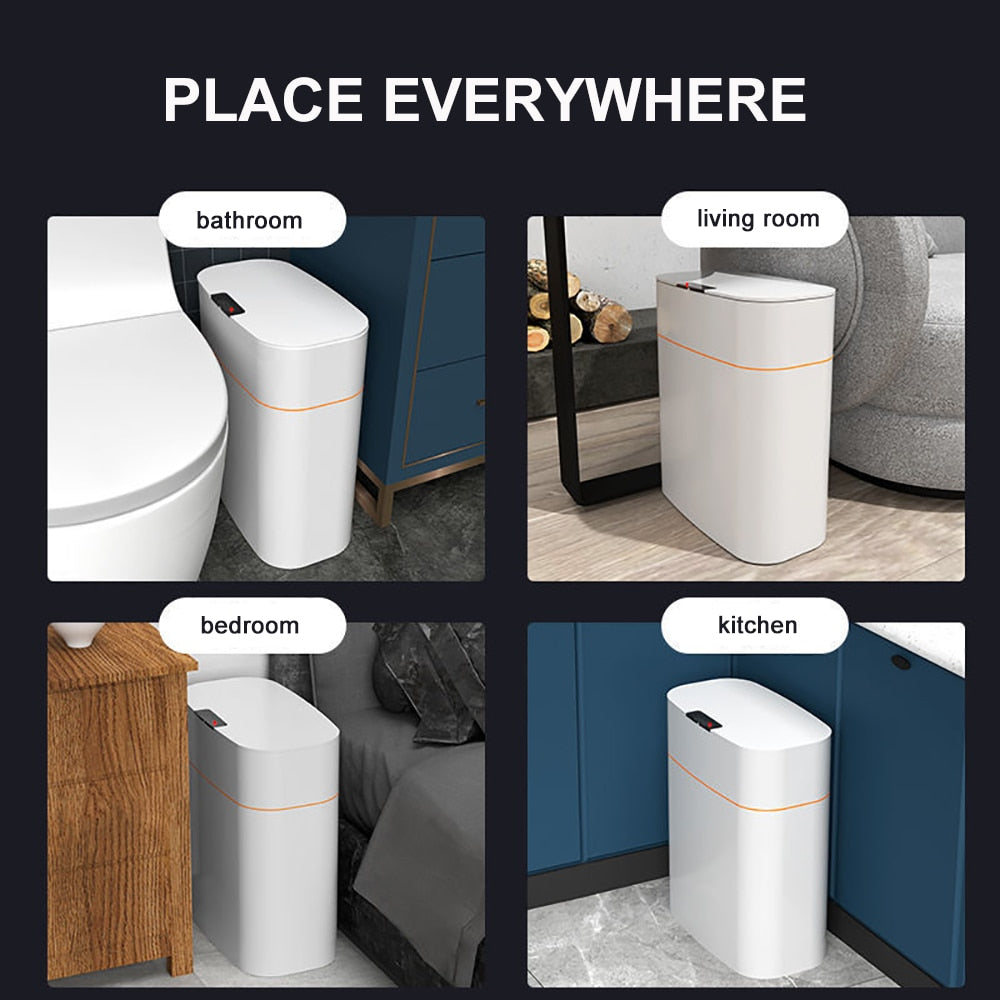 Intelligent Trash Can With Automatic Sensor
