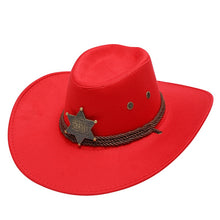 Load image into Gallery viewer, Western cowboy Sheriff hat
