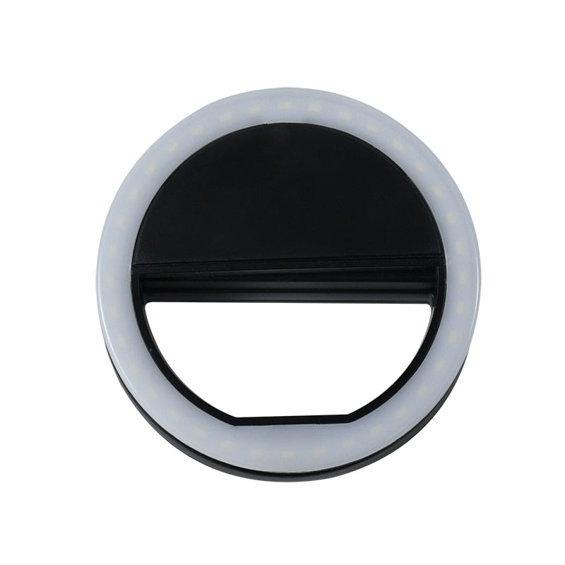 USB/Battery Powered Led Selfie Ring Light for Mobile Phone 8 cm