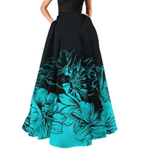 Load image into Gallery viewer, High Waist Bohemian Floral Print Maxi Skirts
