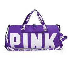 Load image into Gallery viewer, Pink Cross body Travel Bag
