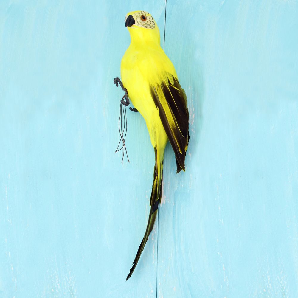 25cm Handmade Simulation Parrot Lawn Figurine