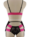 3pc Erotic Lingerie Lace Bra Set