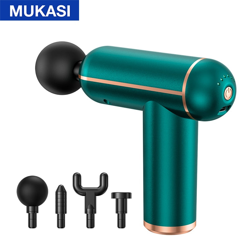 Portable Percussion Pistol Massager For Body Neck Deep Tissue Muscle