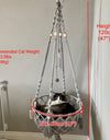 Big 40x120cm Cat Hammock Window Macramé Pet Bed