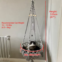 Load image into Gallery viewer, Big 40x120cm Cat Hammock Window Macramé Pet Bed
