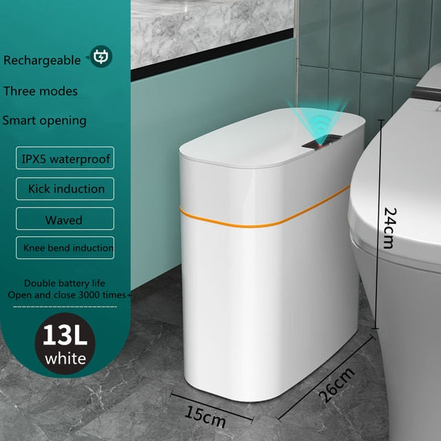 Intelligent Trash Can With Automatic Sensor