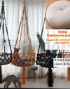 Big 40x120cm Cat Hammock Window Macramé Pet Bed