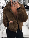 New Faux Fur Coat With Hood