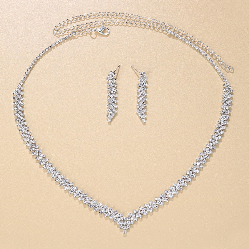 Necklace Earrings Set