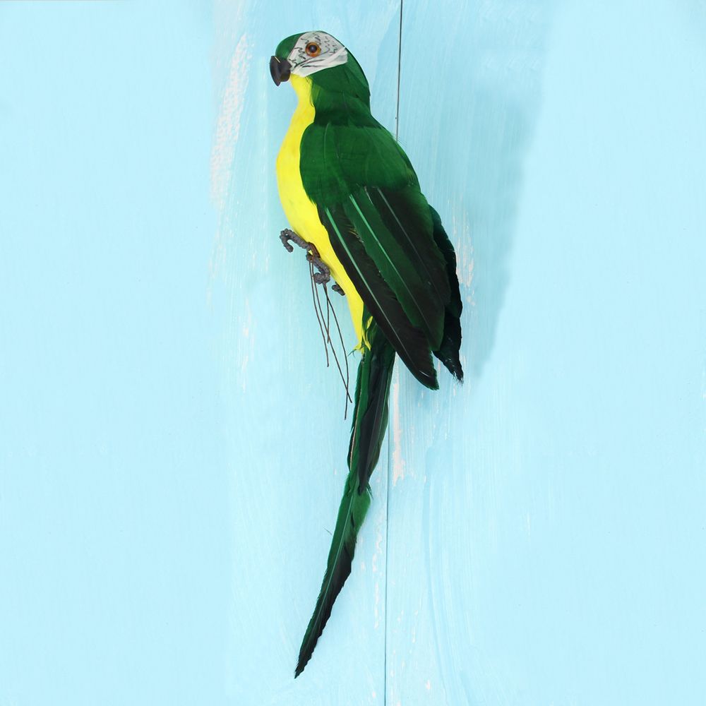 25cm Handmade Simulation Parrot Lawn Figurine