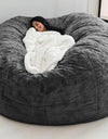 Giant Fur Bean Bag Lazy Sofa Bed